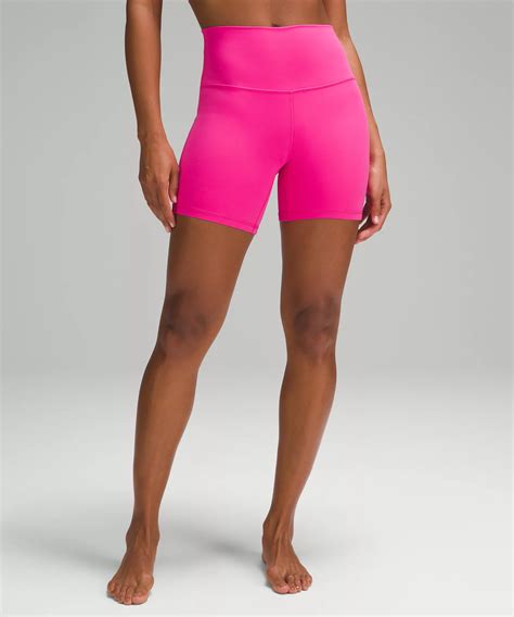 lululemon align high rise short 6|lululemon align shorts sonic pink.